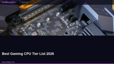 Best Gaming CPU Tier List 2026