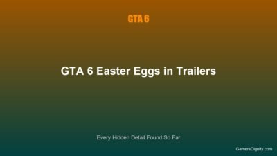 GTA 6 Easter Eggs in Trailers